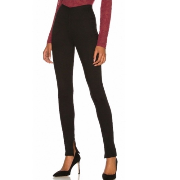 Nina Black Jeans With Zips On Ankle Rag Bone Nina High Rise Skinny